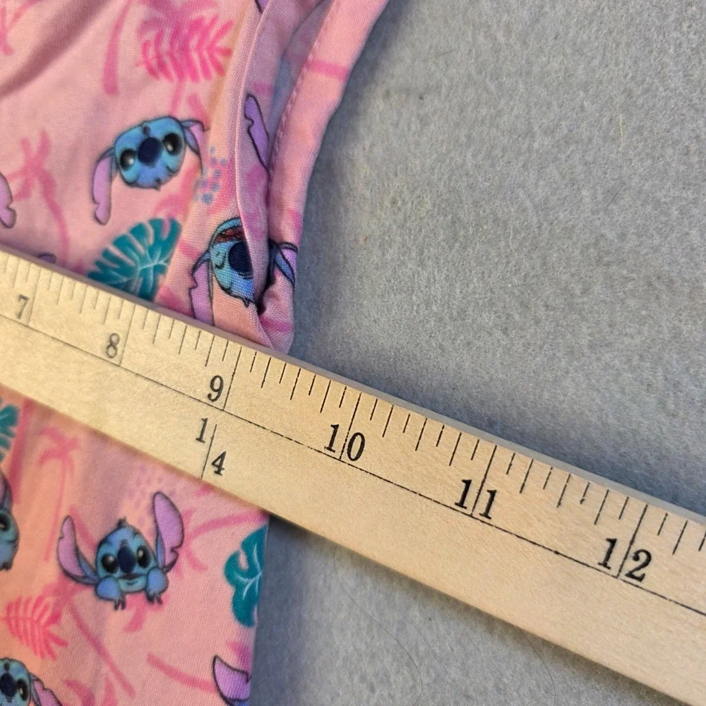 Disney Lilo & Stitch Pink Tropical Drop Waist Dress Girls XS 4-5 186946LSM